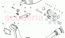 exhaust pipe with catalyst