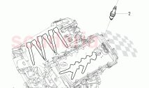 ignition coil with spark plug connector, spark plug