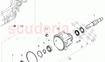 central differential, self-, locking, for 8-speed automatic gearbox