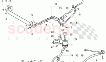 power steering, Reservoir, Pipes, Hoses, F 3W-E-095 715>> 3W-E-097 155, F ZA-E-095&hellip;