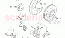 brake caliper, splash shield for brake disc, for vehicles with ceramic, brake disc&hellip;