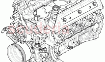 long block, Parts set for engine and gear lowering, D >> - MJ 2015