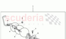 vacuum system, Exhaust muffler with exhaust flap, D >> - MJ 2006