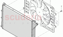 electric fan with fan cowl