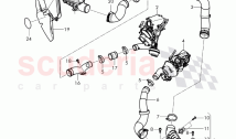 charge air cooler, air duct for charge, air cooler, D - MJ 2015>> - MJ 2015