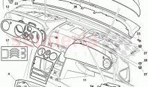 dashboard installation parts, F 3W-7-045 374>> 3W-7-051 362