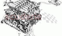 engine, complete, miscellaneousmaterial, Parts set for engine and gear lowering, P&hellip;