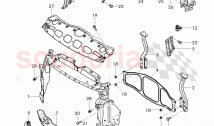 Front end section, repair plate -, cross member, push-on type