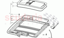 Glass sunroof