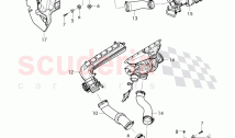 charge air cooler, air duct for charge, air cooler