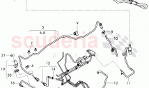 vacuum hoses for brake servo, vacuum hoses with connecting parts, D - MJ 2015>>