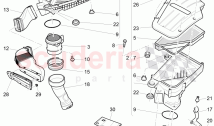 air cleaner with connecting, parts, mass air flow sensor, D >> - MJ 2015