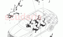 Additional Wiring Harnesses, seats in cab, D - MJ 2018>>