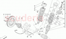 REAR SUSPENSION - SHOCK ABSORBER AND BRAKE DISC