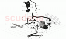 POWER STEERING PUMP AND RESERVOIR