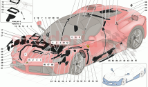 SHIELDS AND TRIM parts for Ferrari LaFerrari