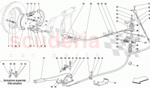HAND-BRAKE CONTROL -Valid for 456 GT-