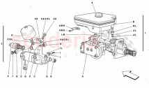 HYDRAULIC SYSTEM FOR ABS TEVES -Not for ABS BOSCH and 355F1 cars-