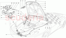 FRONT HOOD AND OPENING DEVICE