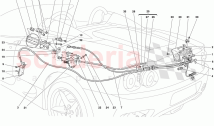 OPENING DEVICES FOR ENGINE BONNET AND GAS DOOR