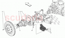 REAR BRAKE DISC AND HUB HOLDER