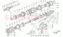 MAIN SHAFT GEARS AND CLUTCH OIL PUMP