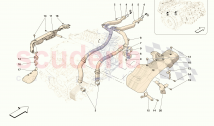 GEARBOX OIL HEAT EXCHANGER AND PIPES - HEAT EXCHANGER AND REAR PIPES