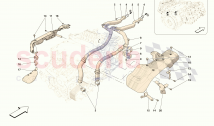 GEARBOX OIL HEAT EXCHANGER AND PIPES - HEAT EXCHANGER AND REAR PIPES