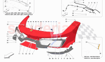 FRONT BUMPER parts for Ferrari 488 Pista Europe