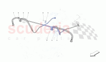 ENGINE FUEL DELIVERY PIPES