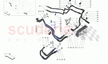 GEARBOX OIL HEAT EXCHANGER AND PIPES - HEAT EXCHANGER AND REAR PIPES
