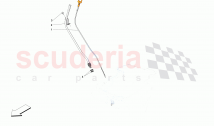 OIL PIPES AND ENGINE OIL LEVEL SENSOR
