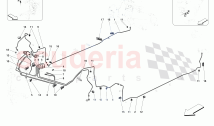 HYDRAULIC BRAKE CONTROL PIPES -APPLICABLE FOR RHD-