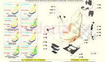 FRONT SEATS - SEATS AND GUIDES