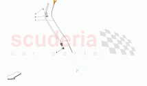 OIL PIPES AND ENGINE OIL LEVEL SENSOR