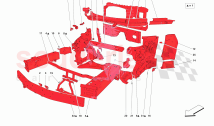 STRUCTURES AND ELEMENTS, FRONT OF VEHICLE