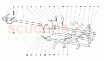 Gearbox Shifting Rods and forks