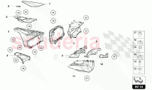 INSTRUMENT HOUSING FOR REV COUNTER AND DAILY DISTANCE RECORDER