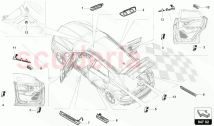 SINGLE PARTS FOR INTERIOR AND READING LIGHT