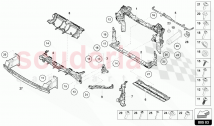 SUPPORT FOR COOLANT RADIATOR