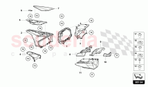 INSTRUMENT HOUSING FOR REV COUNTER AND DAILY DISTANCE RECORDER