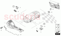SINGLE PARTS FOR INTERIOR AND READING LIGHT