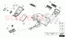 CENTRE CONSOLE, UPPER PART (8631400)