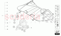 CABRIO TOP STOWAGE BOX COVER