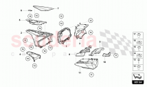 INSTRUMENT HOUSING FOR REV COUNTER AND DAILY DISTANCE RECORDER