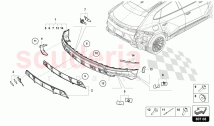 BUMPER, COMPLETE REAR CARBON