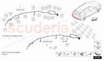 WIRING SET FOR BUMPER REAR (9720200)
