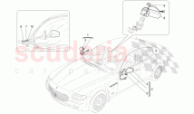 Cache Triangle De Rétroviseur Avant Droit Pour Maserati Quattroporte - Pièce D'origine (occasion)
