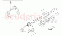 LH CYLINDER HEAD CAMSHAFTS