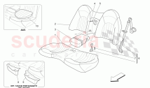 REAR SEATS: TRIM PANELS (Includes seat belts)